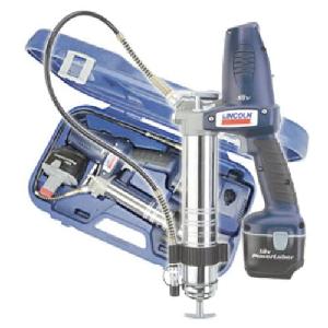 Cordless Grease Gun, 14.5 oz Cartridge, 16 oz Bulk, 7500 PSI Operating, 9 oz/min Output, 18 V, 1.9 Ah Battery, 19 in Tool Length, 30 in Hose Length, Pistol Grip Handle