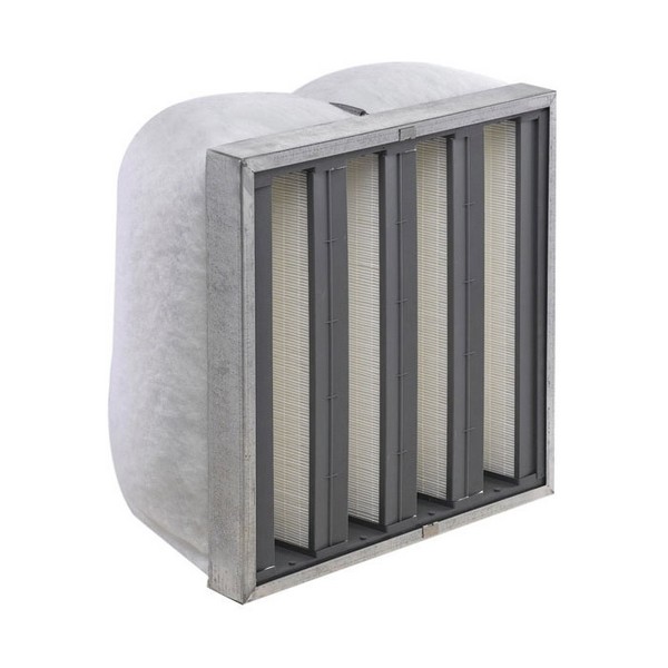 Cube Prefilter, Reverse Mount, Series: DuraGlove, 24 in Width, 12 in Depth, 24 in Height, MERV: 8, Rigid/Lightweight, 30 to 35% Efficiency, Synthetic Media, Domestic