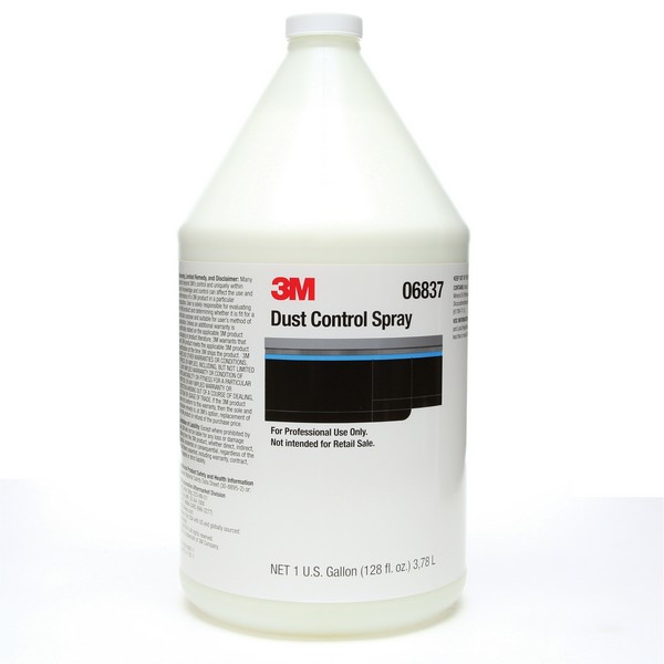 Dust Control Spray, 1 gal Container, Liquid Form, White, Slight Odor/Scent, 0.98 to 1.05 Specific Gravity, <gt/>/=95 °F Boiling Point, <gt/>=200 °F Flash Point, Composition: Water, White Mineral Oil Petroleum, Dicocodimethylammonium Chloride, 6 g/L V