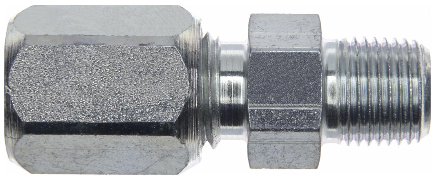 Hydraulic Adapter, Straight, Series: G73, 1/8-27 Nominal, Steel, Domestic