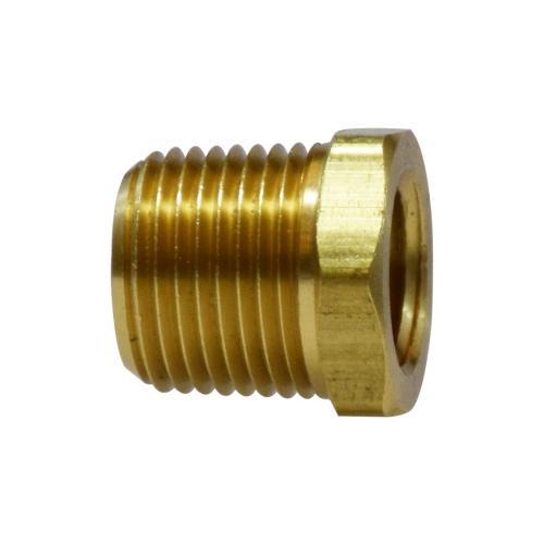Hex Bushing, Fitting/Connector: Bushing, 3/4 x 3/8 in Nominal, MPT x FPT End Style, 1000 to 1200 psi Pressure, Brass, -65 to 250 °F