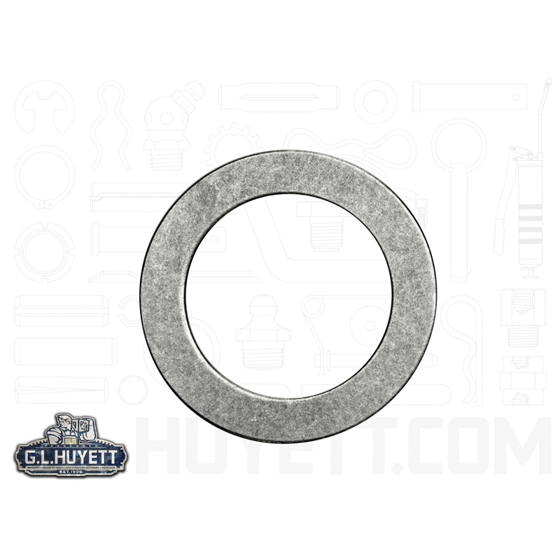 Arbor Shim, Full, 1/2 in ID, 3/4 in OD, 0.02 in Thickness, Carbon Steel, Material Grade: C1008/1010, Plain/Lightly Oiled