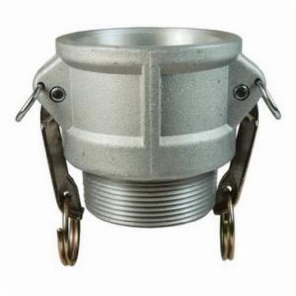 Cam & Groove Coupler, Type B, Series: Global, Fitting/Connector Type: Coupling, 4 Inch Nominal, Female Coupler x MNPT, 100 psi, Aluminum