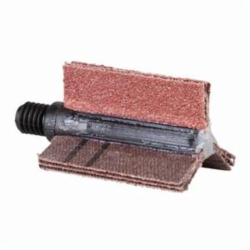 Coated Bore Polisher, 3-Ply Plain Flap, Series: B-305, 1-1/8 in ID x 1-1/2 in OD Wheel Diameter, P60 Grit, Medium Grade, Aluminum Oxide Abrasive, 25000 RPM Maximum, Cotton Backing, X-Weight Backing Weight, No Interleaf