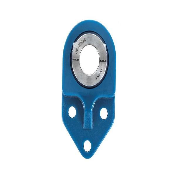 Plain Flange Bearing Assembly, Hygenic, 15/16 Inch Bore Diameter, 1-5/8 Inch Bolt Center-to-Center Length, 3-Bolt Flange Mounting, 2-3/4 Inch Length, 4-3/4 Inch Overall Height, Polymer Housing