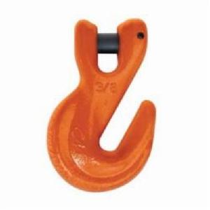 Grab Hook, Series: Clevlok® Herc-Alloy®, 4300 lb, 80/100 Grade, Cradle Attachment, 9/32 in, Steel Alloy, Orange, For Use With: Herc-Alloy® 800/1000 Series Chains