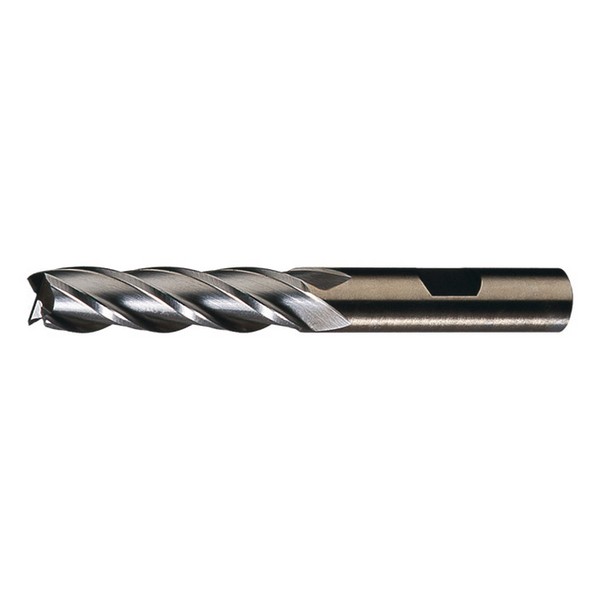 End Mill, Center Cutting General Purpose Single End Square End, Series: HGC-4C, 3/4 in Diameter Cutter, 5-1/4 in Overall Length, 3 in Length of Cut, 4 Flutes, Spiral Flute, 3/4 in Shank Diameter, Right Hand Cutting Direction, 30 deg Helix Angle, Stra