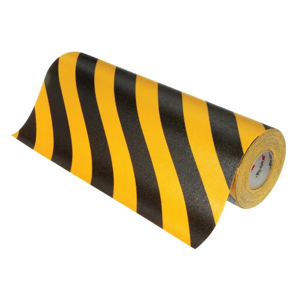 Slip-Resistant Tape, General Purpose Heavy Duty, Series: 613, 60 Foot Length, 1 Inch Width, Mineral/Plastic Film, Smooth Surface
