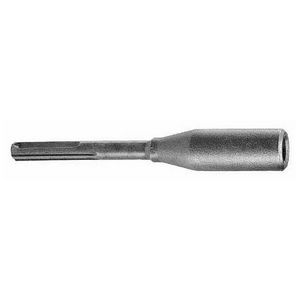 Ground Rod Driver, For Use With: 5315-21 Rotary Hammer, 5446-21 and 5339-21 Demolition Hammer, 9-3/4 in Overall Length, Specifications: Slotted, 18 mm Round Shank, 2-3/4 in D Socket, 0.906 in ID, 5/8 x 3/4 in Dia Rod, Steel