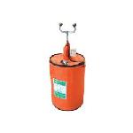 Portable Eyewash/Drench Hose Unit, 10 gal, 40-1/2 in Height, Eye Wash Activates By: Gravity Feed, 41.5 lb Weight Empty, 124.8 lb Weight Full