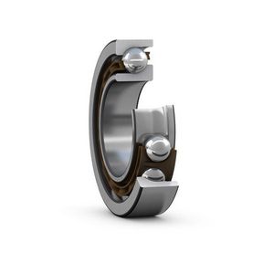 Angular Contact Ball Bearing, 15 mm Inside Diameter, 35 mm Outside Diameter, 11 mm Width, 40° Contact Angle, Open, Steel