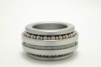 Ball Bearing, Angular Contact, 78 mm Bore, 115 mm Outside Diameter, 2 Rows, 48 mm Width, 60 Contact Angle, Open Closure, Brass Cage