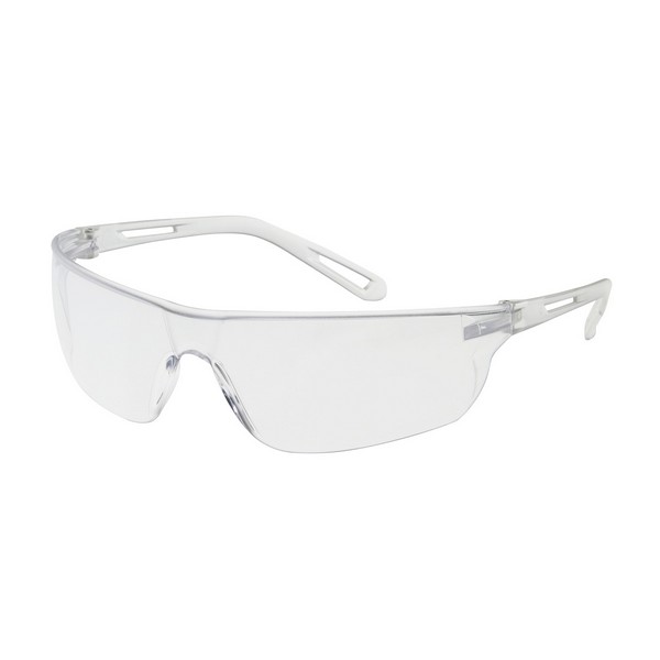 Safety Glasses, Standard, Series: Zenon Z-Lyte 250-09, Anti-Fog Lens Coating, Clear Lens, Rimless, Flexible/Thin Temple, ANSI Z87.1+ Specifications Met