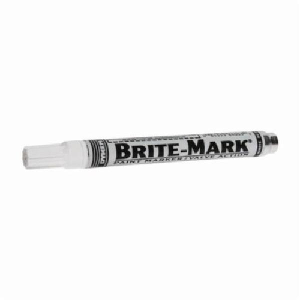 General Purpose Permanent Paint Marker, Medium Tip, Aluminum, White