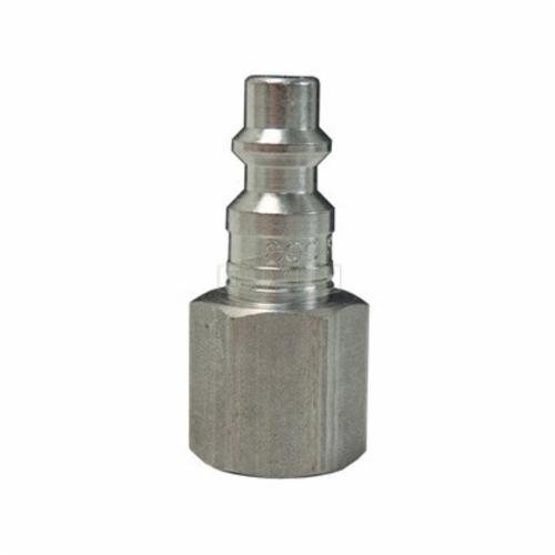 Female Quick Connect Plug, Industrial, Series: DF Series, 3/8-18 Nominal, Quick Disconnect Plug x NPTF End Style, 7/8 Inch Hex, 1.78 Inch Length, 300 psi Pressure, -40 to 250 °F, 303 Stainless Steel, 1.01 Inch Outside Diameter, Domestic