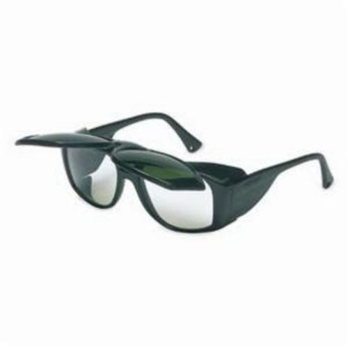 Protective Glasses With Side Shields, Flip-Up, Series: Horizon™, Universal Size, Anti-Scratch Lens Coating, Shade 3.0 Clear Lens, Black Frame, PVC Frame, Polycarbonate Lens, Yes UV Protection, Spatula Temple, Specifications Met: ANSI Z87.1-1989/Z87.1-2010