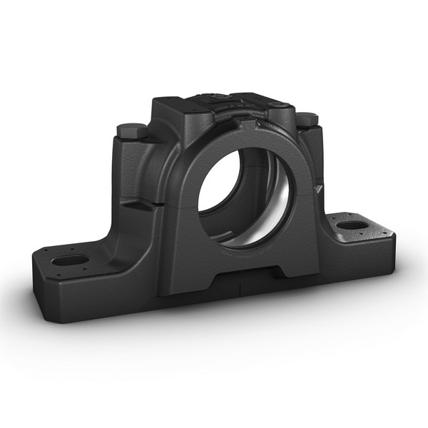 Pillow Block Housing, 21-11/16 Inch Overall Length, 13-9/16 Inch Overall Height, Two-Bolt, Cast Iron
