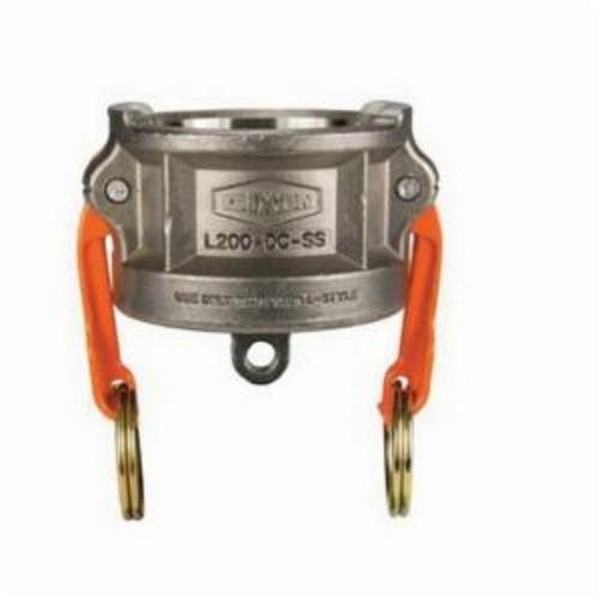 Cam & Groove Dust Cap, Type DC, Fitting/Connector Type: Cap, 2 Inch Nominal, 316 Stainless Steel