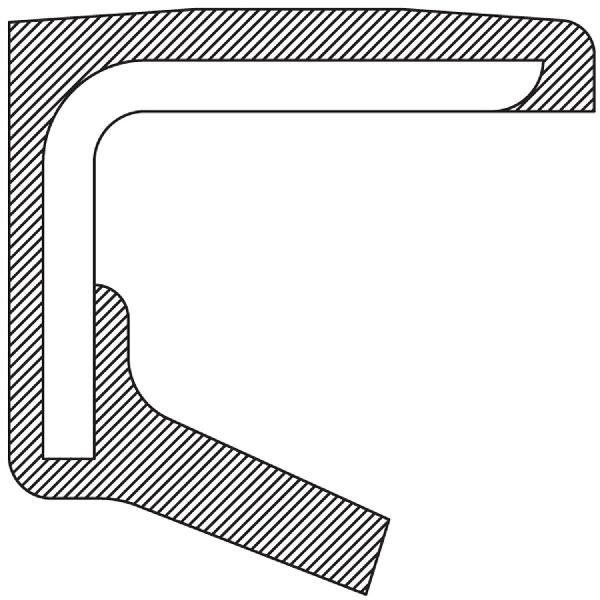 Oil Seal, 2.000 Inch Shaft Diameter, 2.995 Inch Bore Size, 3.002 Inch Outside Diameter, Nitrile