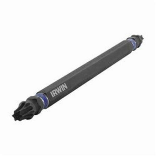 Impact Double Ended Bit, Heavy Duty, T25 Point, Torx® Point, 6 in Overall Length, 1/4 in Drive/Shank, Cold Forged High Grade Steel, Black Oxide