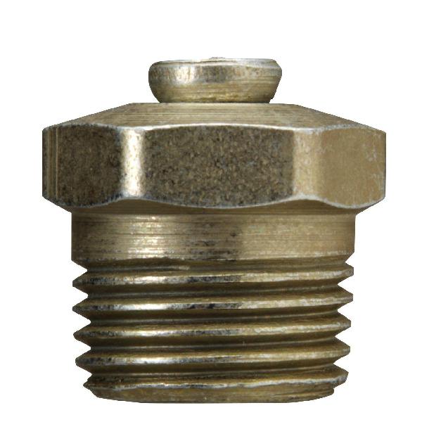 Relief Fitting, 1/8 in BSPT, 0.25 psi Minimum Relief Pressure, 1 psi Maximum Relief Pressure, Trivalent Zinc Plated