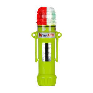 Safety and Emergency Beacon, Dual Flashing, Series: 939-AT293, LED Lamp, Red/White, 165 to 185 fpm Flash, <gt/>20 hr Average Life, Specifications Met: ANSI Class 1, NFPA Division 2/Zone 2, PROP65: <lt/>warning message<gt/>, ABS Plastic Housing Materi