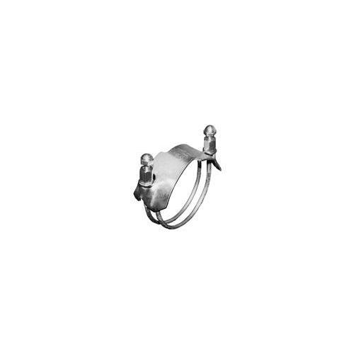 Bolt Clamp, Spiral Double, Series: SDBC, 1-1/2 in Nominal, 6 ft-lb Torque, Carbon Steel Bolt, Zinc Plated, Import