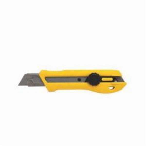 Utility Knife, Series: InstantChange™, 4-3/8 in Blade Length, 18 mm Blade Width, Carbon Steel Blade, Slide Open Blade Change Method, Blades Included: 1, 7/8 in Thickness, Ergonomic Soft Comfort Grip Handle, 6-3/10 in L Handle, Polypropylene Handle, 8