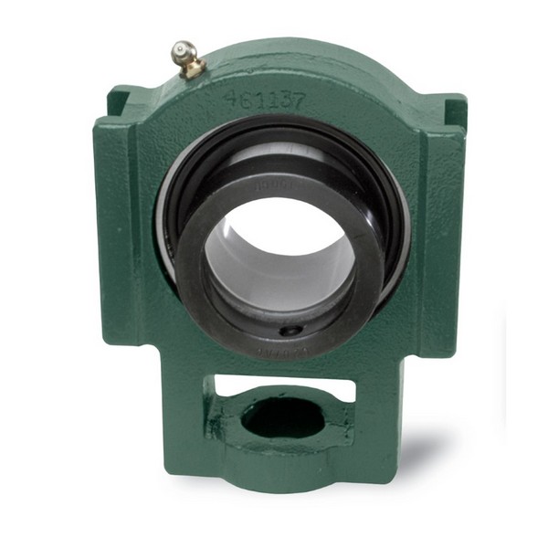 Take-Up Eccentric Collar Ball Bearing, Intermediate Duty Non-Expansion, Series: 206 Series, 1-3/16 Inch Bore Diameter, Steel Bearing, Powder Coated