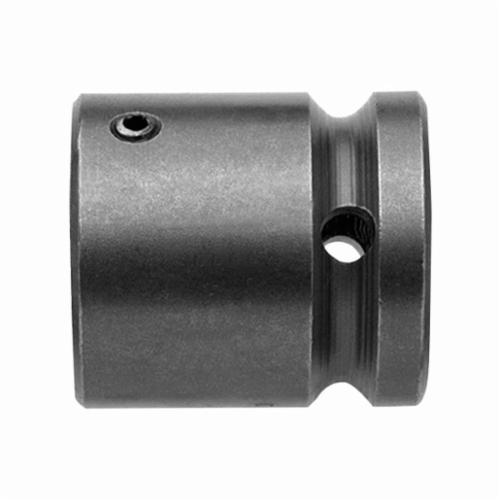 Bit Holder/Adapter, Non-Magnetic, Measurement System: Imperial, Hex x Square Drive, 1/4 in Male Drive, 3/8 in Female Drive, 1-1/2 in Overall Length, 5/8 in Opening Depth, Female x Male Adapter, Steel