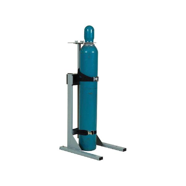 Gas Cylinder Mobile Stand, 1 Capacity, 41 in Height, 16-1/4 in Width, 10-1/2 in Depth, Steel