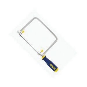 Coping Saw, Premium, 6-1/2 in Blade Length, HSS Blade, 5-1/2 in Throat Depth, 17 TPI or Pitch, 13-1/8 in Overall Length, HSS Cutting Edge, Flat-Bar™ Frame, Triangular Grip Ergonomic Handle, Plastic Handle