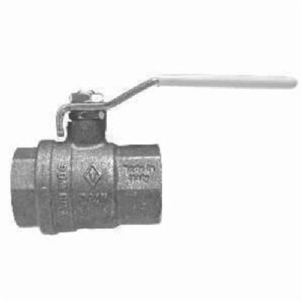 Ball Valve, 1/2 Inch Nominal, FNPT, 600 psi WOG, 150 WSP, -20 to 248 °F, Full Port, Media: Cold Water, Oil, Gas and Saturated Steam, Polished Chrome Brass Ball, Forged Brass Body, PTFE Ball Stem, Stem Antif Seat and Stem Seat Trim, NBR 80 O-Ring, 1.57 Inch Height x 2.09 Inch Width, Import
