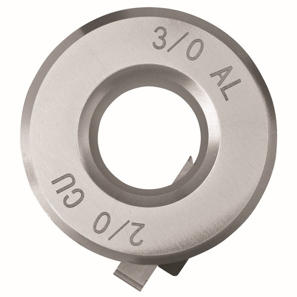 Cable Stripper Bushing, Quick-Release, For Use With: DCE151 Cordless Cable Stripper, Specifications: 3/0 AWG XHHW Aluminum, 2/0 AWG Copper Cable, 0.555 in ID 60 mil THK Jacket