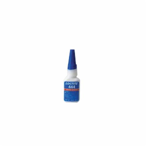 Instant Adhesive, 1-Part General Purpose Medium Viscosity, Series: Tak Pak® 444™, Bottle Container, 1 lb Container, Ethyl Cyanoacrylate Base, 15 to 30 s Begins to Harden, 30 s Setting, 24 hr. Curing, Clear, -65 to 180 deg F, 1.05 Specific Gravity, 20