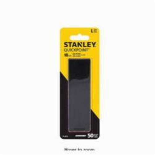 Utility Replacement Blade, Snap-Off, Sharp Point Blade Design, 4-1/4 in Blade Length, 0.02 in Blade Width, 0.02 in Thickness, 8 Points, Compatible With: 10-218, 10-480, 10-380, 10-280, 10-220, 10-481 and 10-151 Snap-Off Blade Knife and 18 mm Snap-Off