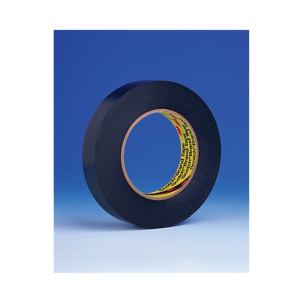 Vinyl Tape, Heavy Duty, 36 yd Length, 6 Inch Width, 10.4 mil Thickness, Black, Rubber Adhesive, Vinyl Backing, 32 in-lb Tensile Strength, 225 °F Maximum Operating
