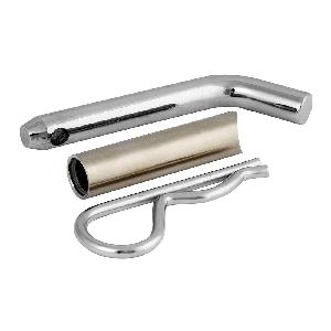 Bent Receiver Pin, For Use With: 1/2 in and 5/8 in Receivers, Specifications: 2-1/2 in L Usable, Hardened Steel, Polished Chrome/Nickel Plated