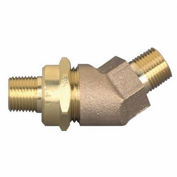 Ball Drip Angle Valve, Series: ASB, 1/2 x 1/2 Inch Nominal, MNPT x MNPT End Style, 175 psi Pressure, Brass Body
