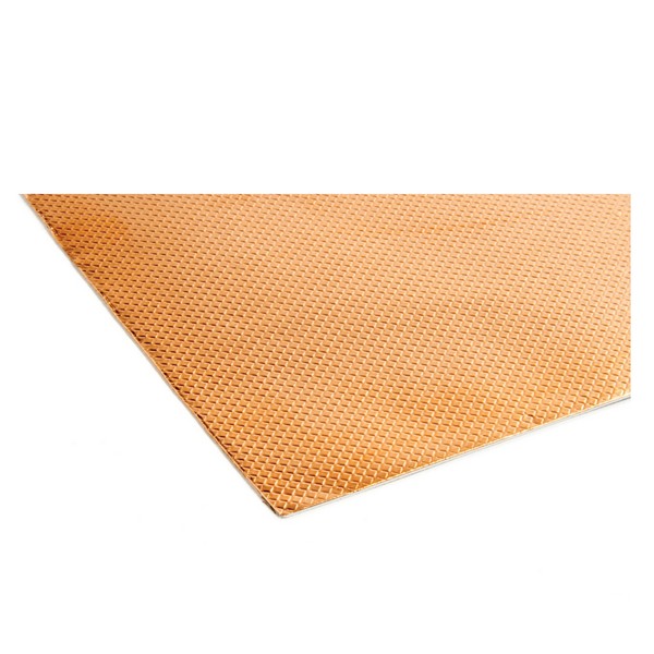 Shielding Tape, Log Roll, Series: 1245, 10 Inch Length, 7.7 Inch Width, 4 mil Thickness, Copper, 3 Inch Diameter Core, Acrylic Adhesive, Copper Foil Backing, 35 in-oz Adhesion Strength, 600 V, Specifications Met: ASTM D1000