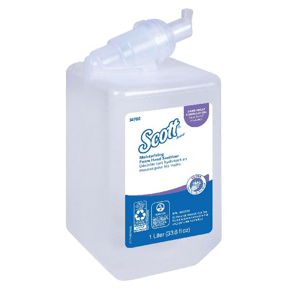 Foam Hand Sanitizer, Moisturizing, Series: ULTRA*, 1 L Nominal, Cassette Package Type, Liquid Form, Clear, Alcohol/Odorless Odor/Scent, Composition: Ethanol, Propan-2-Ol, 0.7 VOC, 5 pH, 0.875 Specific Gravity, 16 °C Flash Point