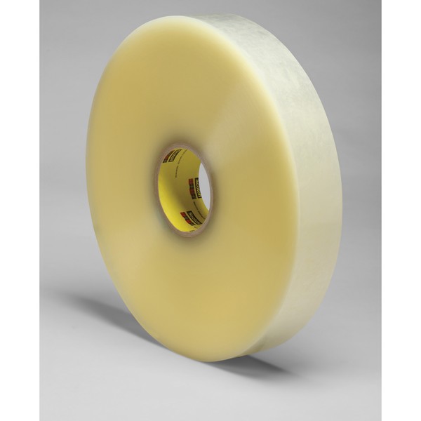 Taping System Tape, Continuous Performance, 1500 m Length, 48 mm Width, 1.9 mil Thickness, Clear, 3 Inch Diameter Core, Pressure Sensitive Hot Melt Rubber Resin Adhesive, Polypropylene Film Backing