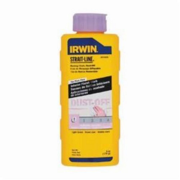 Marking Chalk, Dust-Off, Light Violet, 6 oz Capacity, Bottle Package Type, Odorless Odor/Scent