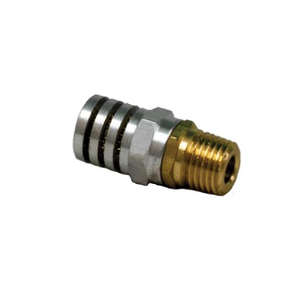 Exhaust Muffler, 1/4 Inch NPT Port, Aluminum Body
