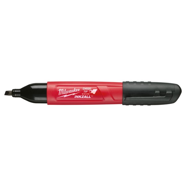 Industrial Marker, Permanent, Chisel Tip, 20 to 140 °F, 10 s Drying, Acrylic, Black, 5.6 in L Dimensions