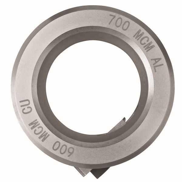 Cable Stripper Bushing, Quick-Release, For Use With: DCE151 Cordless Cable Stripper, Specifications: 700 kcmil XHHW Aluminum, 600 kcmil Copper Cable, 1.059 in ID 80 mil THK Jacket