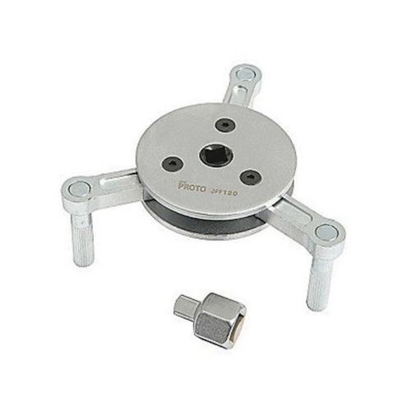 Oil Filter Wrench, Self-Grip, 4-13/64 in Length, For Use With: 3-1/8 and 4-3/4 in Oil Filter, Steel