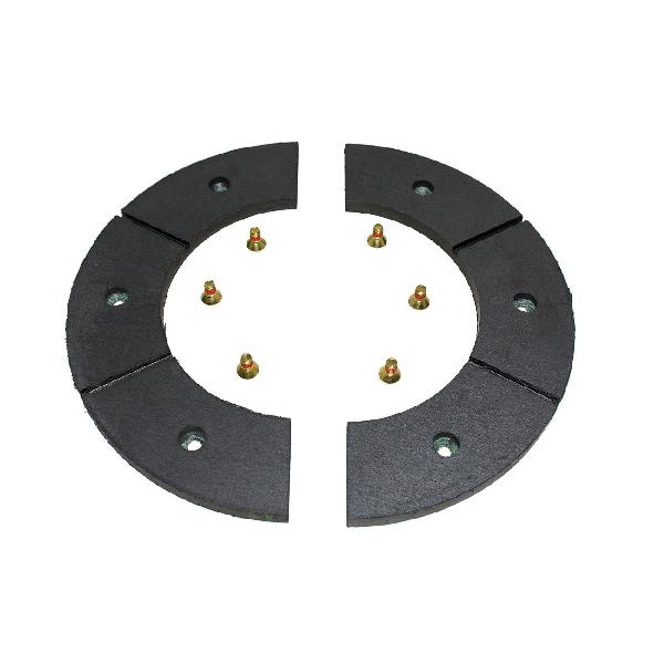 Facing Kit, For Use With: S-1000, T-1000, SSE-1000 and TSE-1000 Model Friction Brakes, Specifications: Low Coefficient, 7692 hp-hr Approximate Brake Facing Life, Green Brake Facing Edge Color, 50.3 sq-in Brake Facing Effective Area