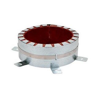 Fire Barrier Pipe Device, 1-Piece, For Pipe Size: 6 Inch, For Use With: Firestop Plastic Pipe Device, Fire Rating: 2 hr, Brick Red/Dark Brown, Metal