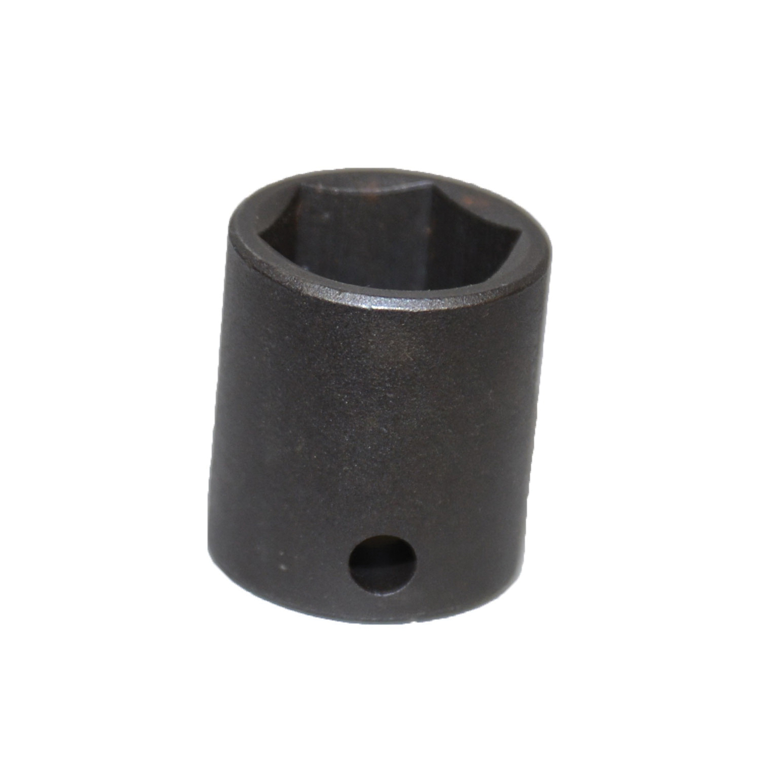 Power/Impact Socket Wrench, Standard Type II, Measurement System: SAE, Square Drive, 3/8 Inch Drive, Impact Socket, 3/4 Inch Socket, 1-3/16 Inch Overall Length, 23/64 Inch Opening Depth, 1-1/32 Inch Socket End Width, 6 Points, Forged Alloy Steel, Industrial Black